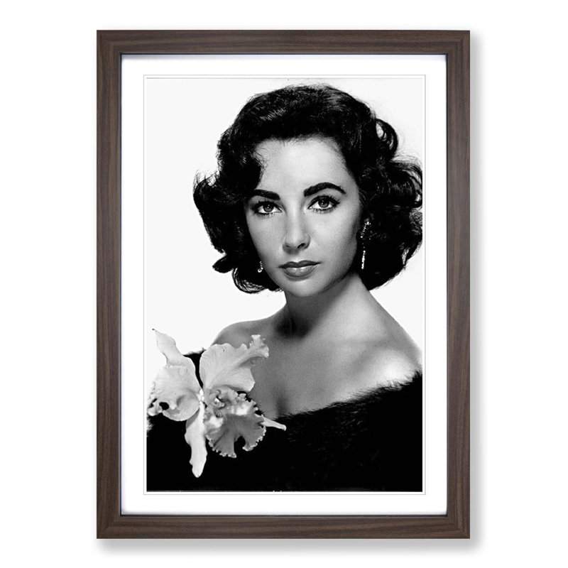 Single Picture Frame Print, Walnut