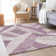Premium Machine Washable Prisco Lavender Rug