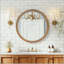 Miroir décoratif rond 23,62 po Farmhouse-1212872783-1212872785