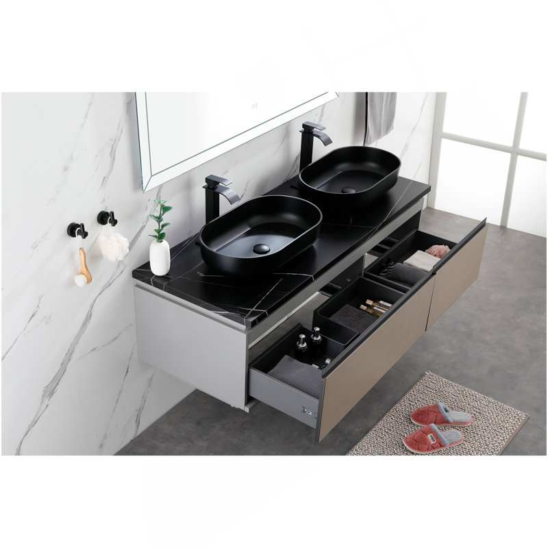  Shell  Bathroom , Matte Black