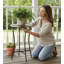 Support pour plante Cast - tourbillon doré