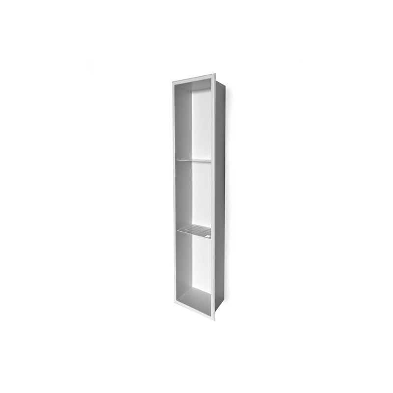 Niche de douche Natalia, Blanc mat
