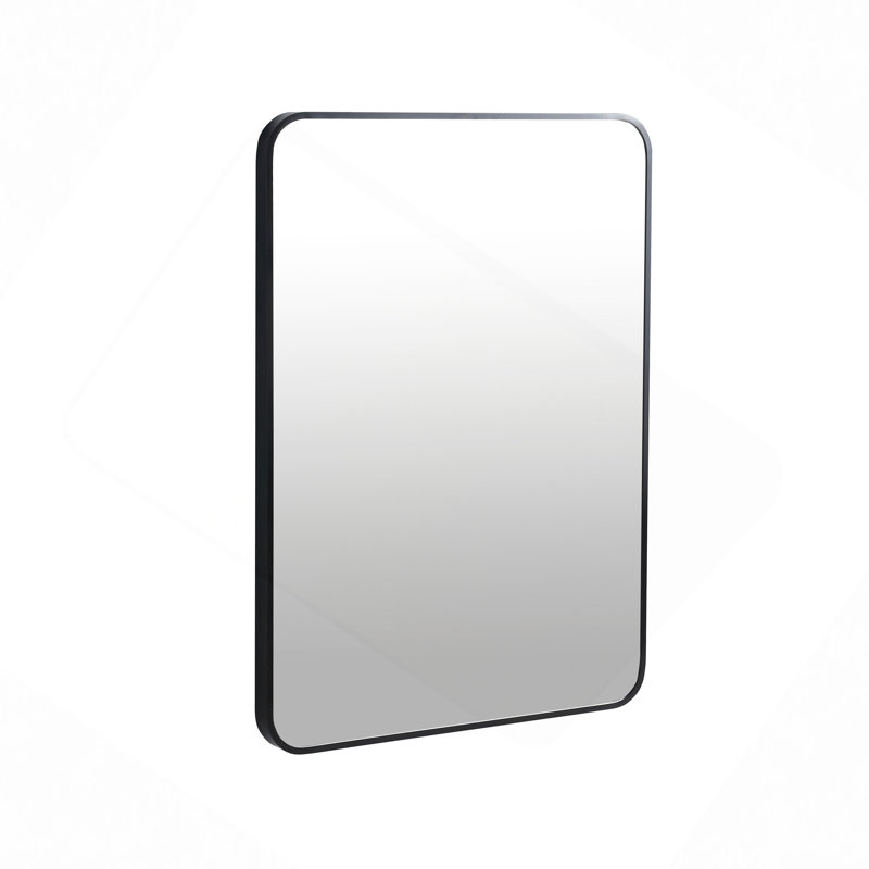Bathroom Mirror Black Aluminum Frame