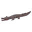 Ghanaian Benin Crocodile Iii Wood Sculpture