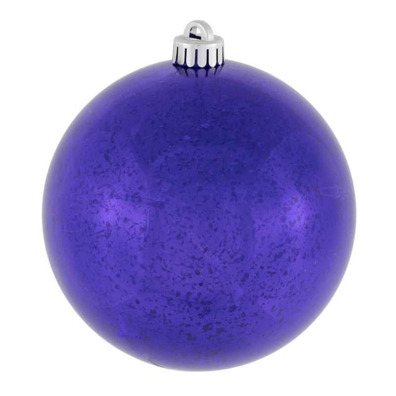 Ornement boule de mercure brillant, Mauve
