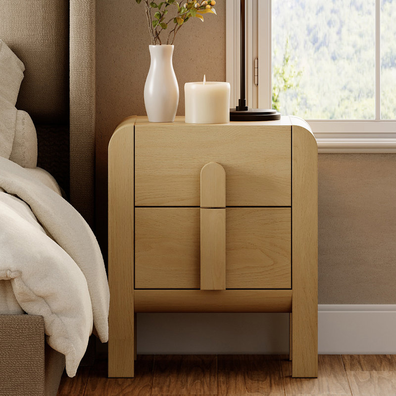 Ensemble de commode 6 tiroirs Adora, Chêne