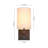 Modern 1-Light Linen Fabric Shade Wall Sconce