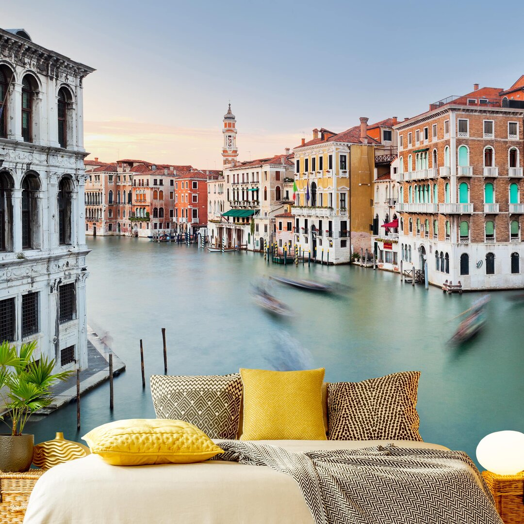 Matt Fototapete Canale Grande Blick von der Rialtobrücke Venedig 2,4 m x 240 cm