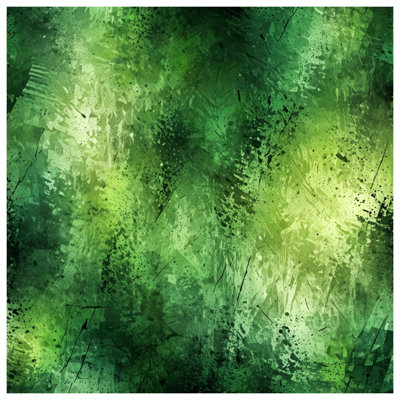 Tapisserie murale verte à texture abstraite - Décoration murale abstraite