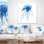 Coussin aquarelle jellyfish animal-29517128-29517131