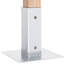 VidaXL Silver Hot-Dip Galvanised Steel Mounting Hardware