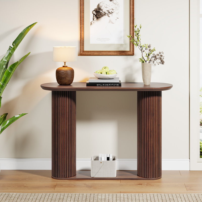 Console de 42,51 po, Noyer