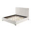 Base de lit plateforme moderne tapissier avec tête de lit-357668788-357668791