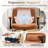 Criss Cross Swivel Office Desk Chair With Flip-Up Armrests And Lumbar Pillow-223370225