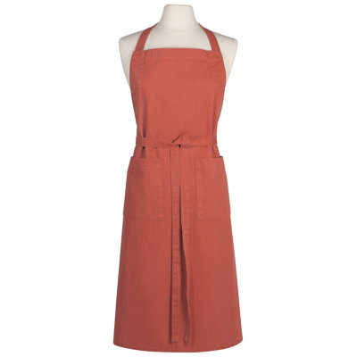 No Holiday Cotton Bib Apron