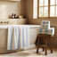 Ensemble de 6 serviettes à rayures fraîches Pro + (2 serviettes de bain, 2 serviettes à main, 2 débarbouillettes)