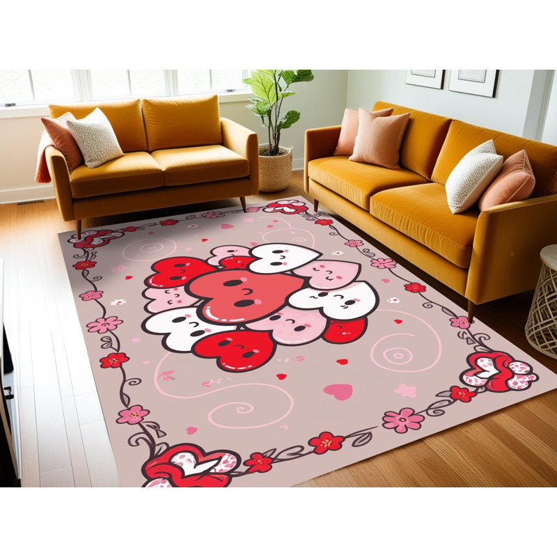 Tapis de Noël East Urban Home, Rectangulaire 8 pi x 12 pi