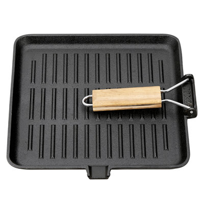 Cast Iron Grill & Griddle Pan