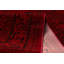 Luca 5365 – Elegant rug with fringes in burgundy & black – Classic Lucaal rug with ornamental & frame pattern-2068960399