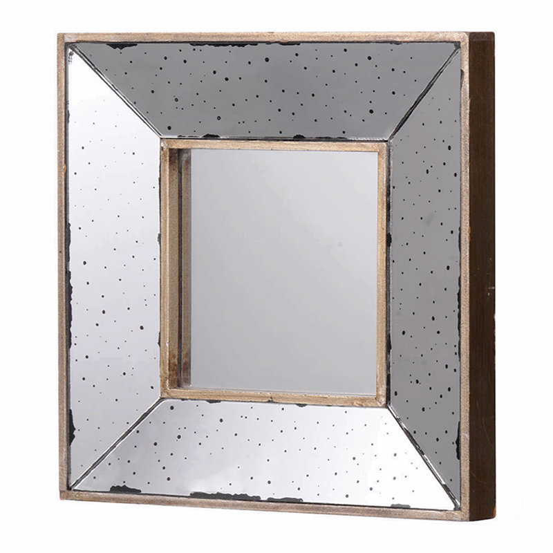 Miroir d'appoint 12 po x 12 po, 12 po x 12 po