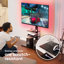 Meuble télé pivotant pour téléviseur de 32 à 65 pouces jusqu'à 66 lb, meuble télé d'angle avec tablettes