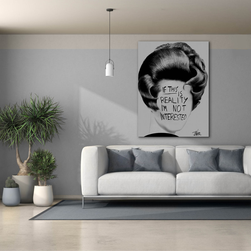 «Epic Graffiti» «Reality» par Loui Jover, art mural sur toile