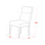 L'ensemble de table de cuisine 5 pièces pour 4 personnes comprend une table de salle à manger rectangulaire avec Dropleaf et 4 chaises Parson en tissu de lin, chêne-2056800885-2056800884-2056800875