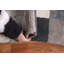 Tapis oriental à carreaux en laine Gabbeh noué à la main 5 x 8