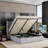 Bradenburg Lift Up Upholstered Storage Platform Bed with Wingback Headboard-684334235-685973103