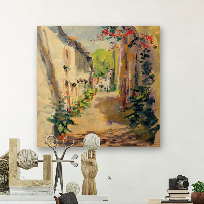 « france iii », peinture, H 24 po x l 24 po x P 1,5 po, Toile tendue
