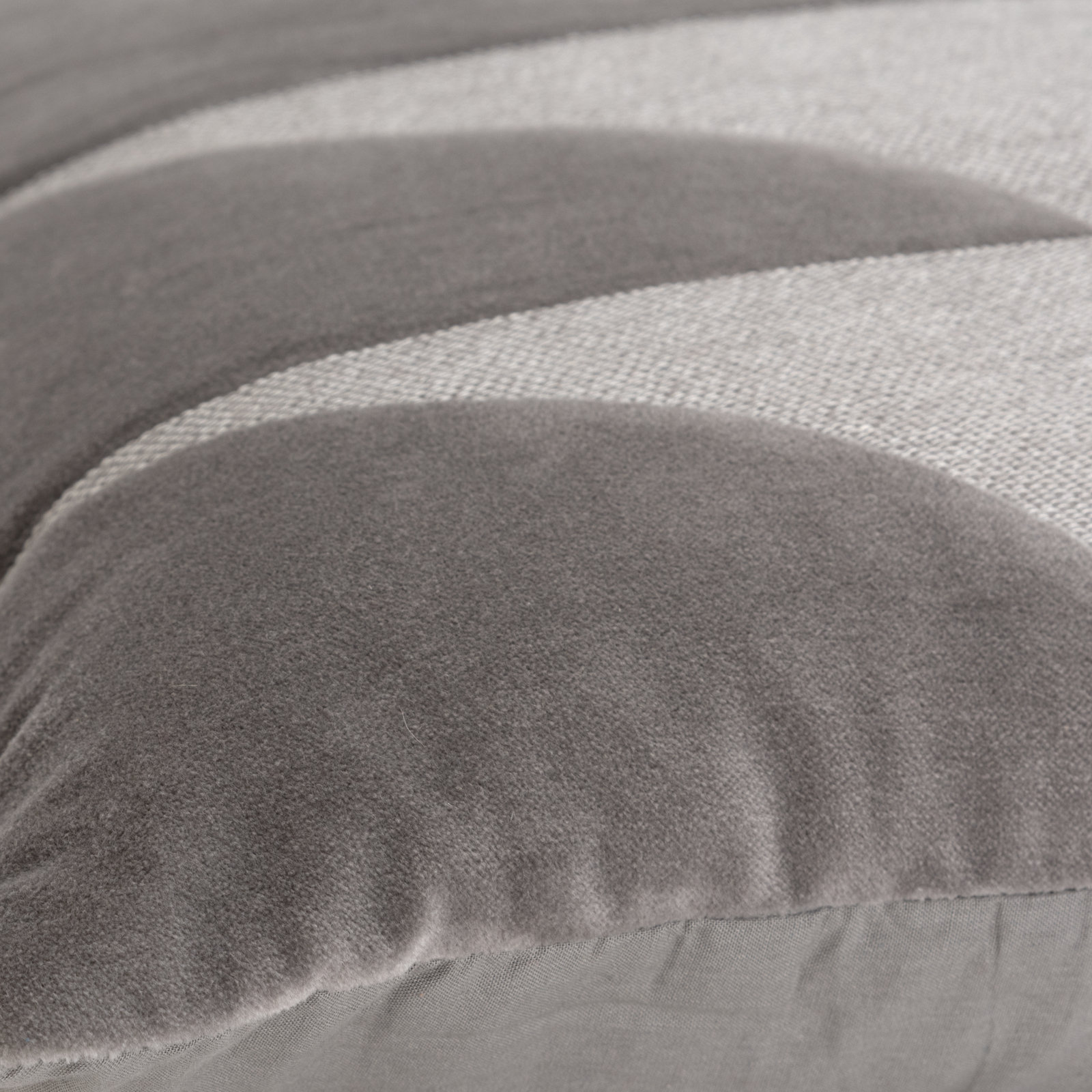 Joshelin Embroidered Cotton Throw Pillow, Gray