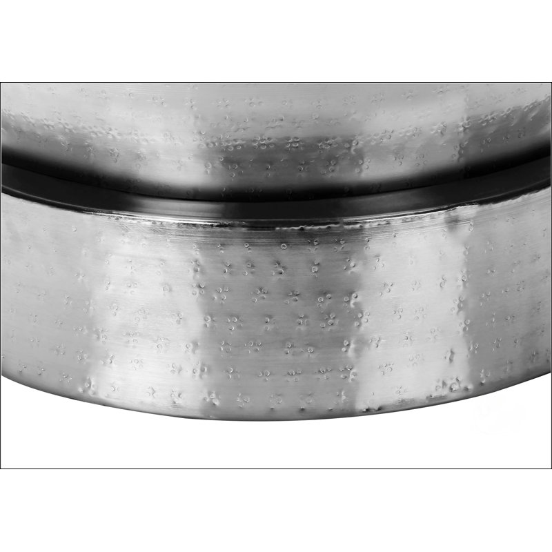 Table d'appoint contemporaine, Chrome chrome