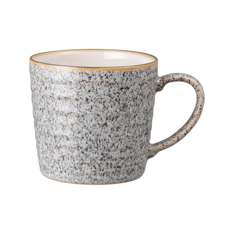 Denby Studio Grey Ridged Mugs