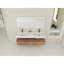 Meuble-lavabo mural 60 po avec lavabo double en résine, tiroir à fermeture en douceur et fixation à flotteur-1876050992