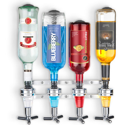 4 Piece Beverage Dispenser Set