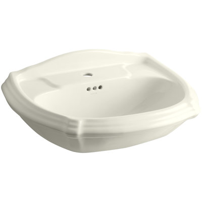 Lavabo de salle de bain en forme de U en porcelaine vitrifiée Portrait