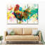 Ensemble de coqs sur toile 3 pièces-1267709109