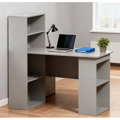 Computer Desk , Writing Desk With Shelf For Home Office