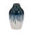 Clay Drip Vase in Blue and White - Decorative Vase, Home Accent and Floral Arrangements-1578183147