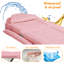 Adjustable Massage Table, Beauty Spa Facial Salon Tattoo Massage Bed with Stool-2052761830