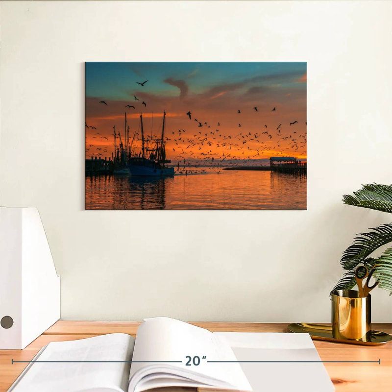Bateau Mehar Shem Creek, H 8 po x l 12 po