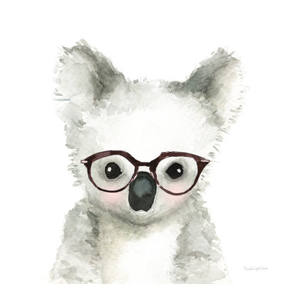 " Koala In Glasses " by Mercedes Lopez Charro