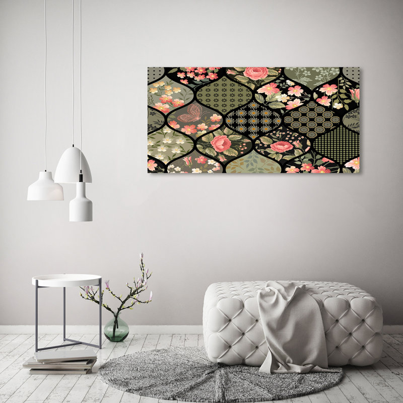 Floral Pattern - Wrapped Canvas Print