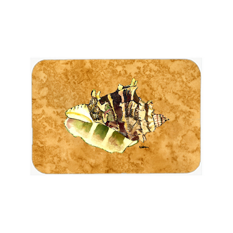 Caroline's Treasures Shell Glass Cutting Board