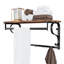 Smithers Steel Wall 7 - Hook Wall Mounted Coat Rack-1300070655
