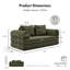 Canapé modulaire en mousse configurable Clair-157652319
