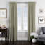 100% Cotton Ticking Stripe Room Darkening Rod Pocket Single Curtain Panel-1439370532-1439370531