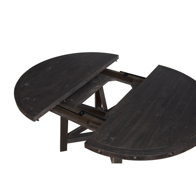 Ensemble de salle à manger en bois massif 8 pièces industrial Gaudette