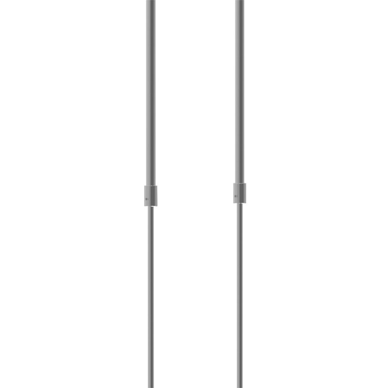Uzma 3 - Light Steel Cone Pendant