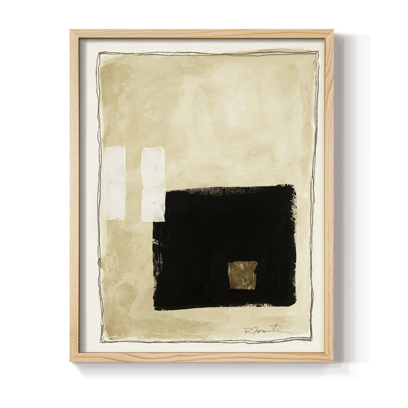 «Inner Musing I», reproduction encadrée - bois massif, Naturel, H 11 po x l 9 po